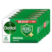 Dettol Original Germ Protection Bathing Soap Bar  (4 x 125 g)