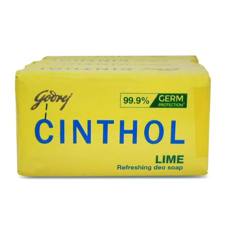 Cinthol Godrej Cinthol Lime Refreshing Deo Soap, 100g (Pack of 4)