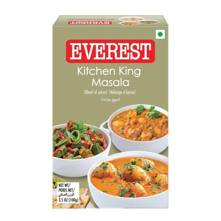 Everest Kitchen King Mixed Masala Powder 100G Carton, Turmeric